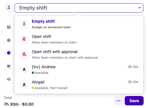 Schedule planning and compliance management